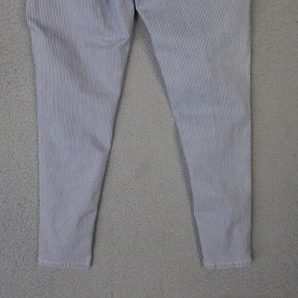 Levi's Jeans Women's Size 29 Mile High Super Skinny Striped Floral Pockets Heart - Picture 6 of 12